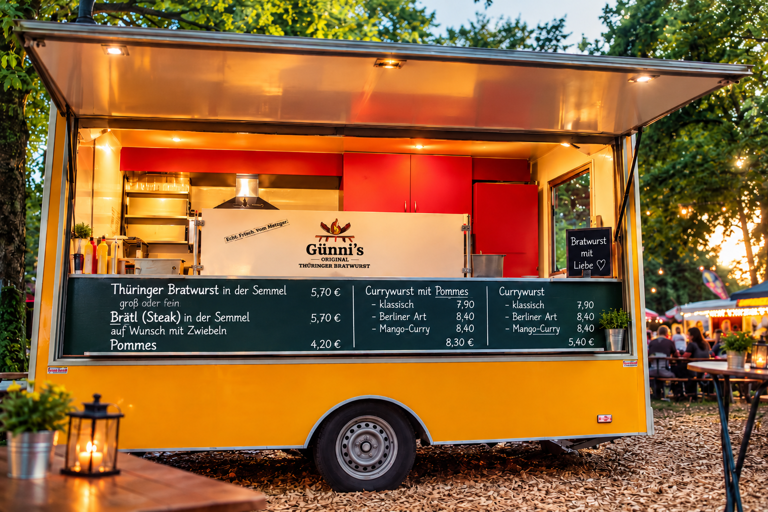 Günni's Original Thüringer Bratwurst – generiertes realistisches Motiv